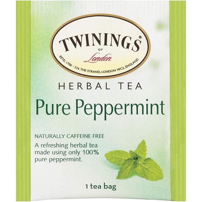 Twinings Pure Peppermint Herbal Tea Bags, 20 Count (Pack of 3) - Bloomnest