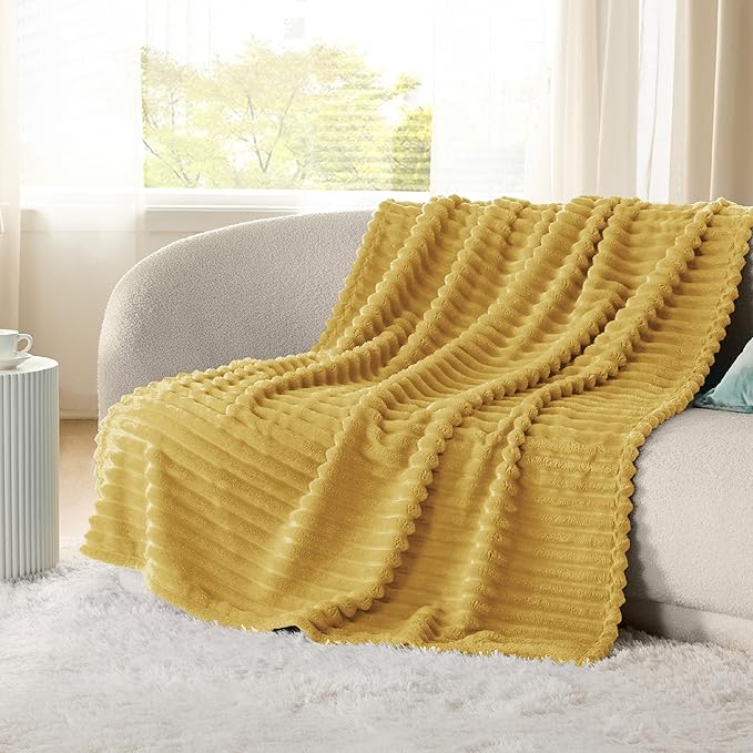 Bedsure GentleSoft Honey Fleece Blanket for Couch - Cozy Soft Blankets for Women, Cute Small Throws for Girls, 60x80 Inches - Bloomnest