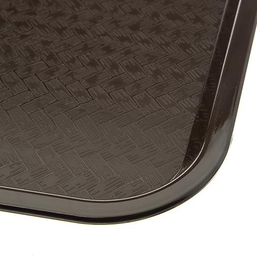 Carlisle FoodService Products CT121669 Café Standard Cafeteria / Fast Food Tray, 12" x 16", Chocolate (Pack of 24) - Bloomnest