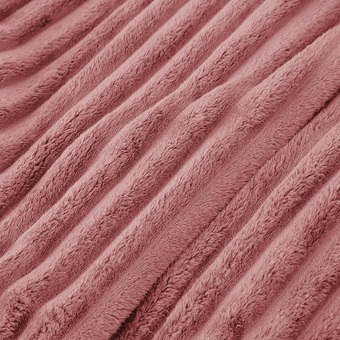 Bedsure GentleSoft Dusty Pink Twin XL Blanket for Bed - Cozy Soft Blankets for Women, Cute Small Fleece Throws for Girls, Birthday Gifts for Women Decor Gifts for Mom, 66x90 Inches - Bloomnest