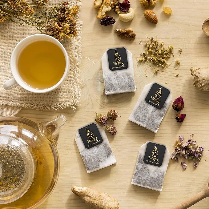 Térapy Ceylon All Day Slimming Tea | All Natural Herbal Ingredients featuring Garcinia Cambogia | Organic Herbal Slimming Tea Bags | Eco-friendly Individually Wrapped Tea Bags - 18 Count - Bloomnest