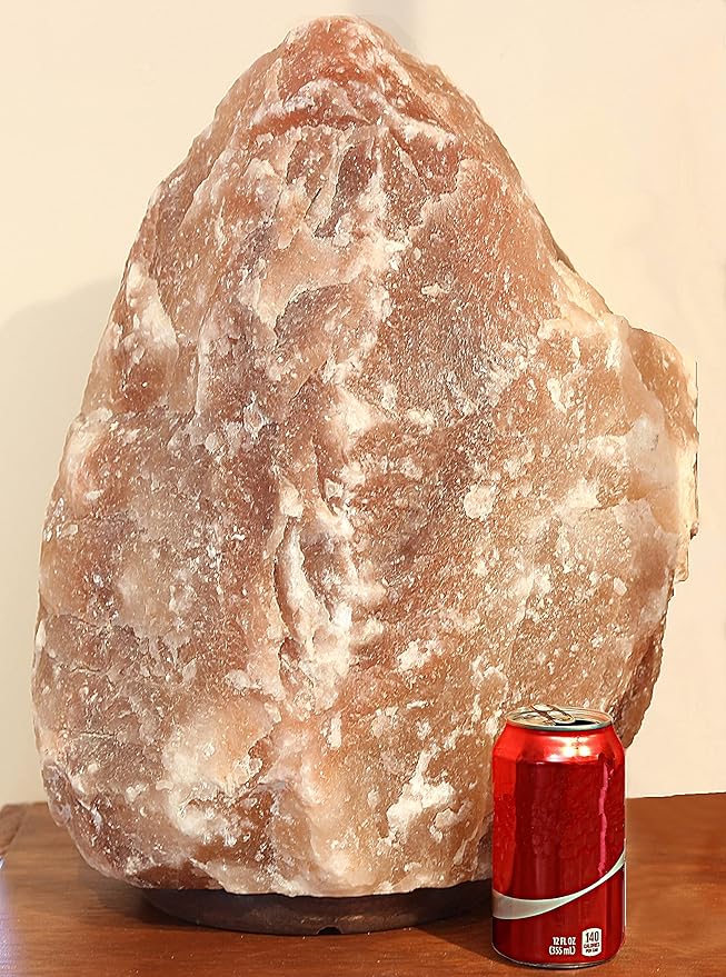 Giant Natural Himalayan Crystal Rock Salt Lamp 105~115 lbs