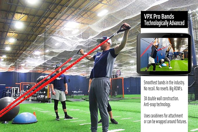 VPX Power Resistance Training System 3.0 | Total 3-Way Stacking Home, Gym, Sport Fitness | Men & Women | 220 LBs Adjustable Suspension Resistant Strength | Leg, Squat, Press, Push, Glute, Arm, LAT - Bloomnest