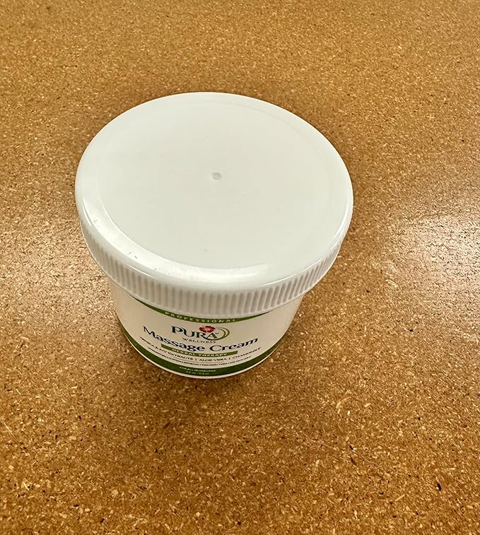 Wellness Professional Herbal Massage Cream, 4oz, Pura Massage Cream for Muscle Relief, Professional Deep Tissue Therapy, Wellness Herbal Massage - Bloomnest