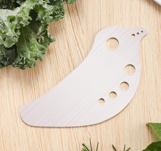Herb Stripper - Versatile Leaf Remover for Kale, Chard, Collard Greens | Premium Herb Leaf Stripper | LooseLeaf Tool for Quick Stem Removal from Leafy Greens and Herbs - Bloomnest