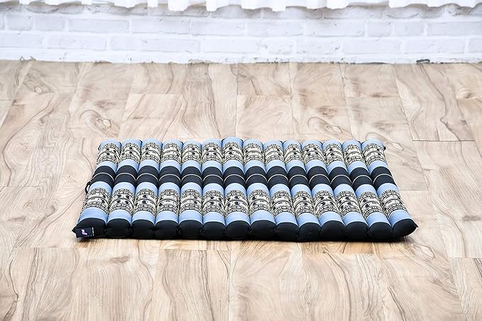 Leewadee Zabuton Seating Cushion – Square Floor Seat for Meditation Exercises, Light Yoga Mat Filled with Kapok - Bloomnest