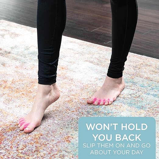 Mind Bodhi Toe Separators/Toe Spacers - For Men and Women - Regular Size – Black - Bloomnest