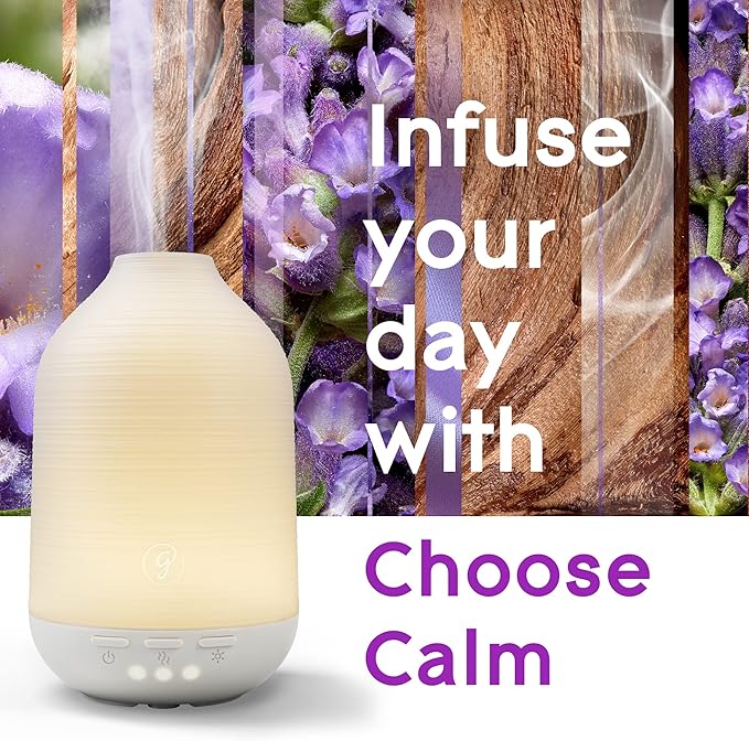 Glade Aromatherapy Diffuser & Essential Oil, Air Freshener for Home, Choose Calm Scent with Notes of Lavender & Sandalwood, 0.56 Fl Oz - Bloomnest