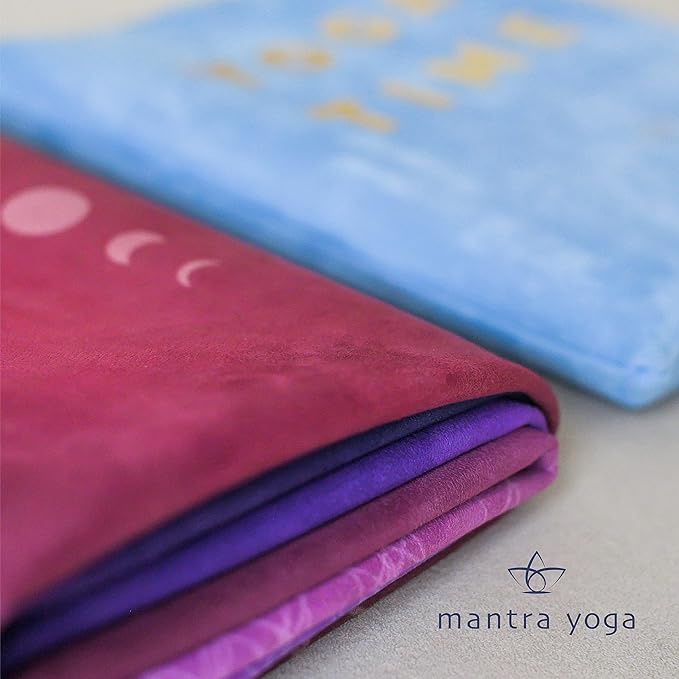 Mantra Yoga Travel PRO 1.5mm - Foldable Fitness & Exercise Mat with Bag | Lightweight, Compact & Eco-Friendly | Non-Slip & Washable | For All Types of Yoga | 72" L x 24" W | 2.6 lbs