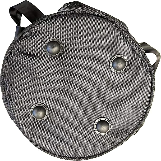 FMTY 10inch Carrying Bag for crystal singing bowl, Meditation, Yoga, Spiritual Healing… (10inch travel Carrier bag for sound healing bowl, Black) - Bloomnest