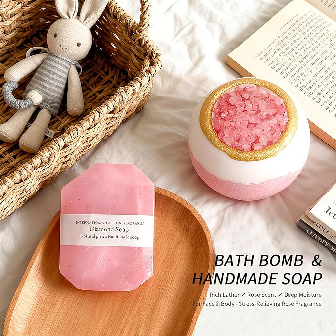 Self Care Gift Basket for Women, Birthday Gifts for Women Mom Wife Friend Her, Relaxing Spa Basket Care Package for Get Well Soon, Thinking of You, Valentines Day - Bloomnest