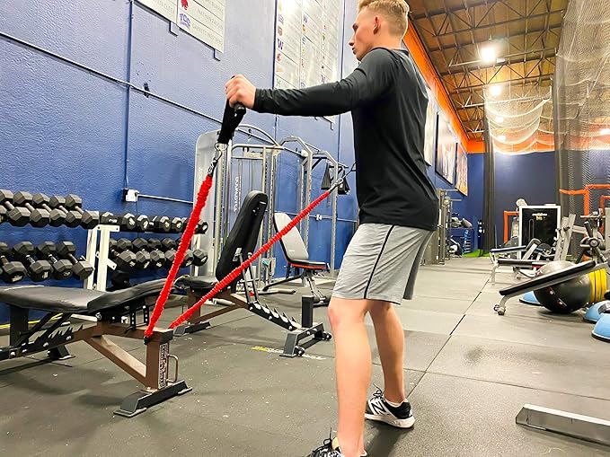 VPX Power Resistance Training System 3.0 | Total 3-Way Stacking Home, Gym, Sport Fitness | Men & Women | 220 LBs Adjustable Suspension Resistant Strength | Leg, Squat, Press, Push, Glute, Arm, LAT - Bloomnest