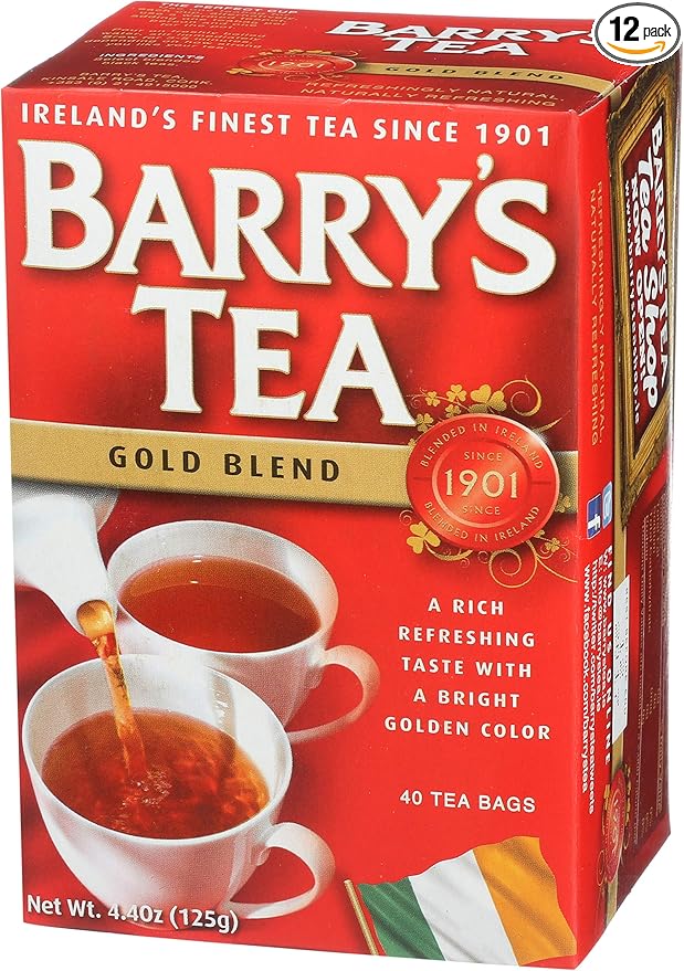Barry's Tea, Gold Blend, 40-Count (Pack of 12) (Model: ASINPPOSPRME19777) - Bloomnest