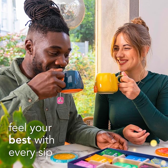 Pukka Premium Herbal Tea Selection Gift Set Box, Ideal Gift For Holidays, Birthdays & Anniversaries, Self-Care Kit for Tea Lovers, 45 Teabags, 9 Delicious Flavors, Caffeine Free - Bloomnest