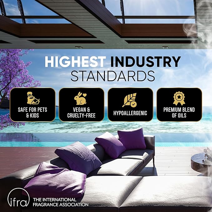 Luxury Hotel Diffuser Oil for Hotels and Homes - Aromatherapy Oils for use with an Essential Oil Diffuser at Home - Fragrance-Scent Diffuser Oil Blend (The Penthouse) 4.05fl oz (120ml) - Bloomnest