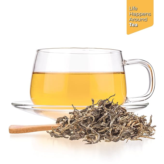 Tealyra - Golden Dragon Yellow Tea - Rare Unique Loose Leaf Tea - Antioxidants Rich - Caffeine Medium - 112g (4-ounce) - Bloomnest