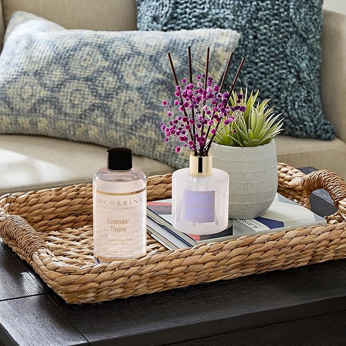 COCORRÍNA Refill- Lavender Thyme 6.7 Fl.oz Reed Diffuser Refill with 8 Sticks - Bloomnest