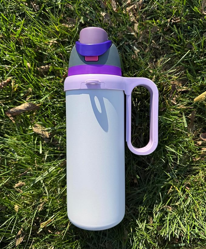 Bottle Handle for Owala FreeSip 24oz 32oz 40oz – Strong Plastic Water Bottle Holder, Durable Easy Carry Accessory for Running, Jogging, Gym, Hiking, and Drinking While Driving & More OneMissionX