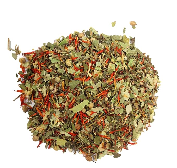 Nelson's Tea Mint Sampler Pack - 5 Flavors Variety Pack - Loose Leaf Tea Sampler - BlackberryMint, Lemon Ginger Mint, MangoMint Peach, MoroccanMint, WatermelonMint - Sample Sizes - Bloomnest