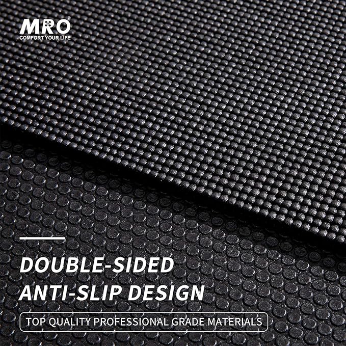 MRO Extra Large Yoga Mat, 12'x6'/9'x6'/7'x5'/6'x4' (9MM) Extra Wide and Thick Exercise Mats for Home Gym Workout, Non-Slip, Soft for Women and Men Fitness, Ideal for Barefoot Yoga, Pilates, stretching - Bloomnest