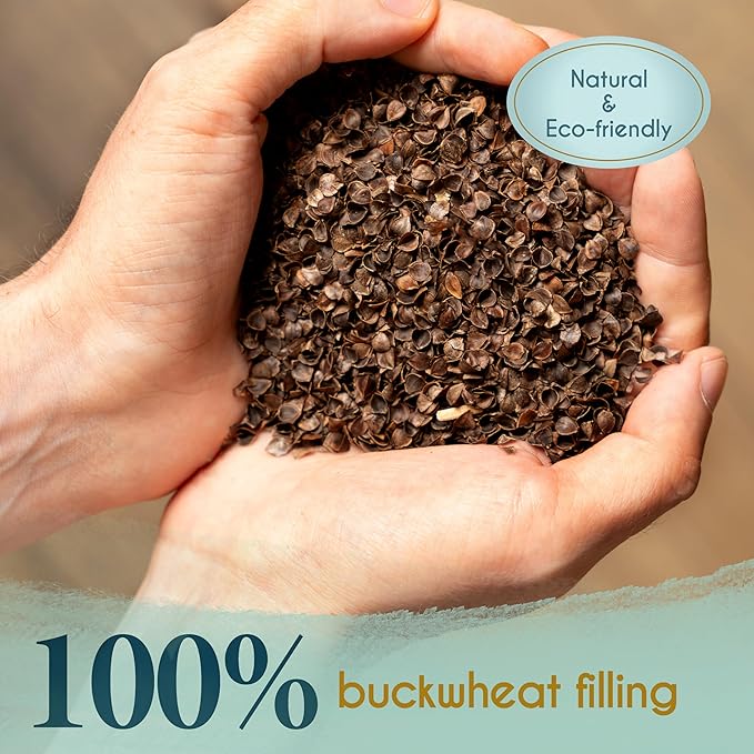 Florensi Meditation Cushion - Comfortable Floor Pillow - Traditional Crescent Meditation Pillow with Beautiful Velvet Cover - Large Floor Cushion Seating for Adults - Premium Yoga Buckwheat Bolster