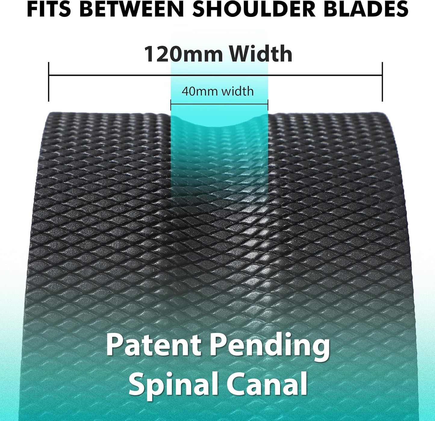 Furnhome Back Roller - Back Wheel for Deep Tissue Massage,Yoga Wheel for Back Pain & Stretching- Comfy Deep Tissue Massage Roller (4-Pack)