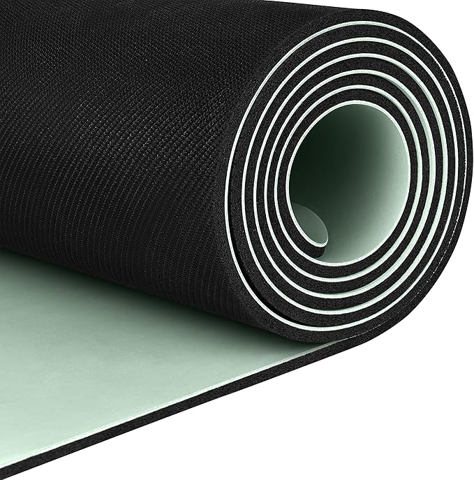 Retrospec Laguna 5mm Yoga Mat - Fitness Mat for Women, Men & Children, Slip-Resistant and Moisture Absorbing Exercise Mat for Home, Pilates, Yoga and Floor Workouts - Bloomnest
