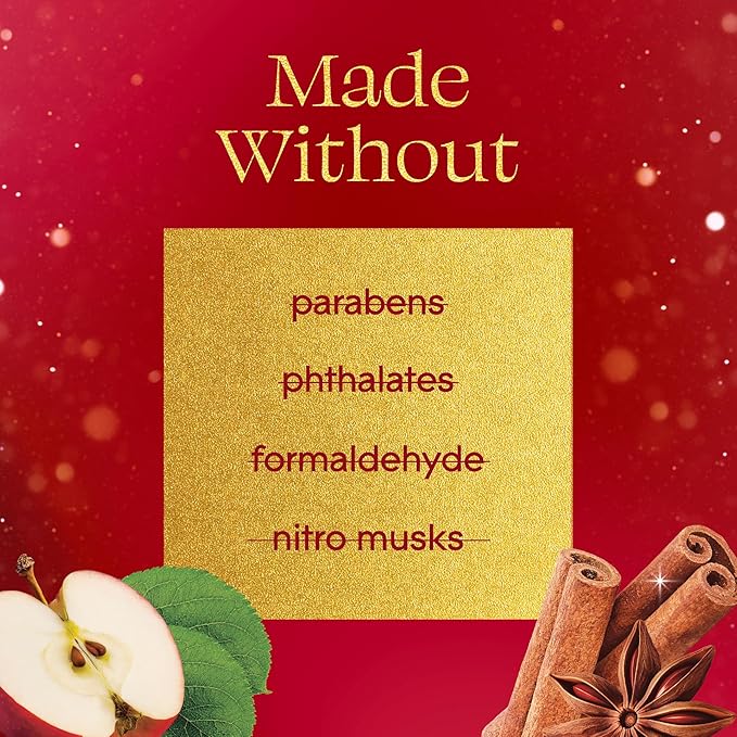 Glade 3-Wick Scented Candle Jar, Warm Apple & Spices, Air Freshener Infused with Essential Oils, 6.8 Oz, 3 Count - Bloomnest