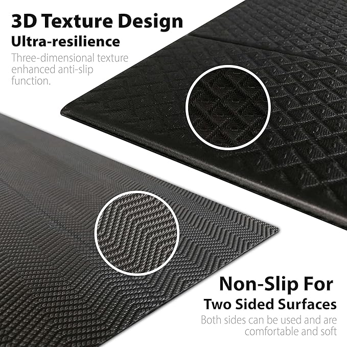 Foldable Yoga Exercise Mat – Lightweight, Anti-Slip, and Easy to Store for Yoga, Pilates, Home Workouts, and Floor Exercises - Bloomnest