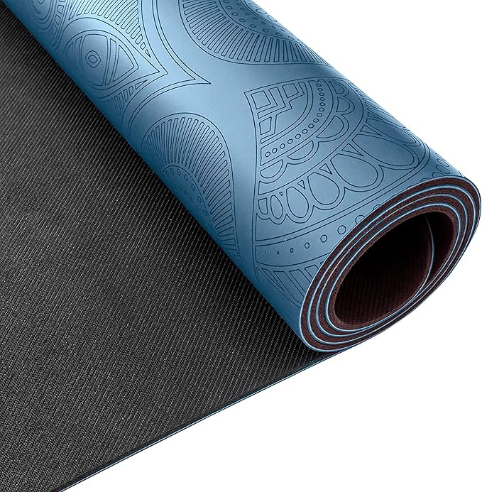 Clever Yoga Liquid Balance Thick Yoga Mat - Pro Exercise Yoga Mat with Non-Slip Surface for Home Gym, Earth-Friendly & Recyclable Pilates and Workout Pad Women & Men, 4.5 mm - Bloomnest