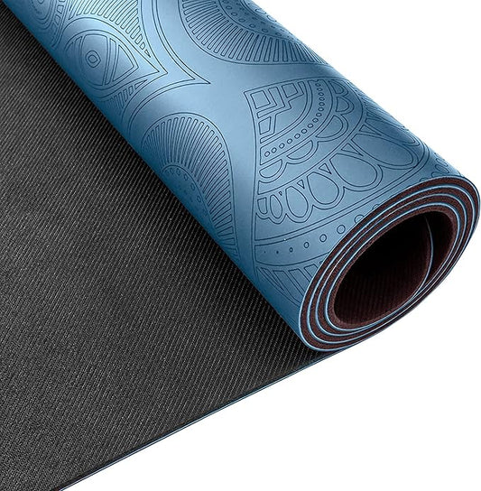 Clever Yoga Liquid Balance Thick Yoga Mat - Pro Exercise Yoga Mat with Non-Slip Surface for Home Gym, Earth-Friendly & Recyclable Pilates and Workout Pad Women & Men, 4.5 mm - Bloomnest