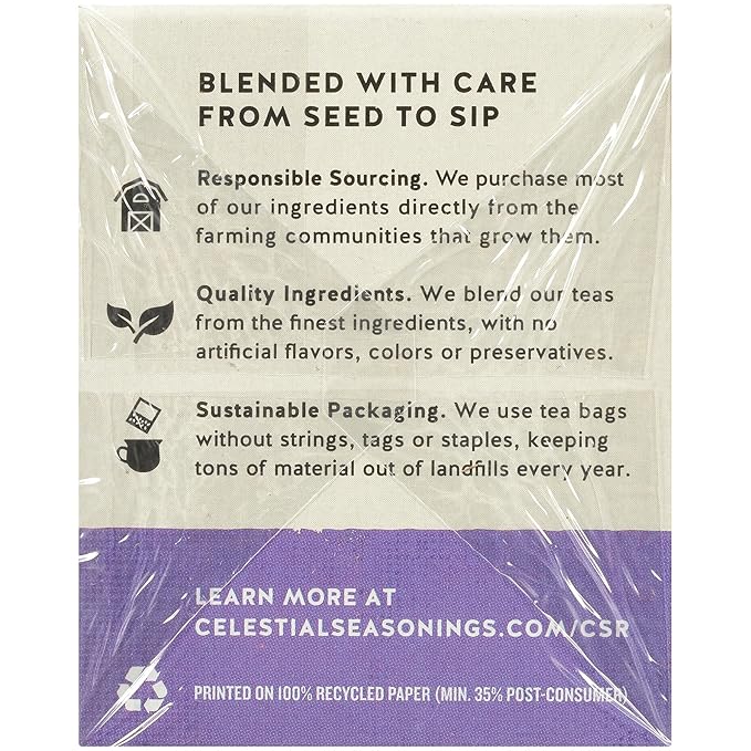 Celestial Seasonings Sleepytime Tea - Wellness Sinus Soother, Caffeine Free - 20 Tea Bags Box (Pack of 2) - Bloomnest