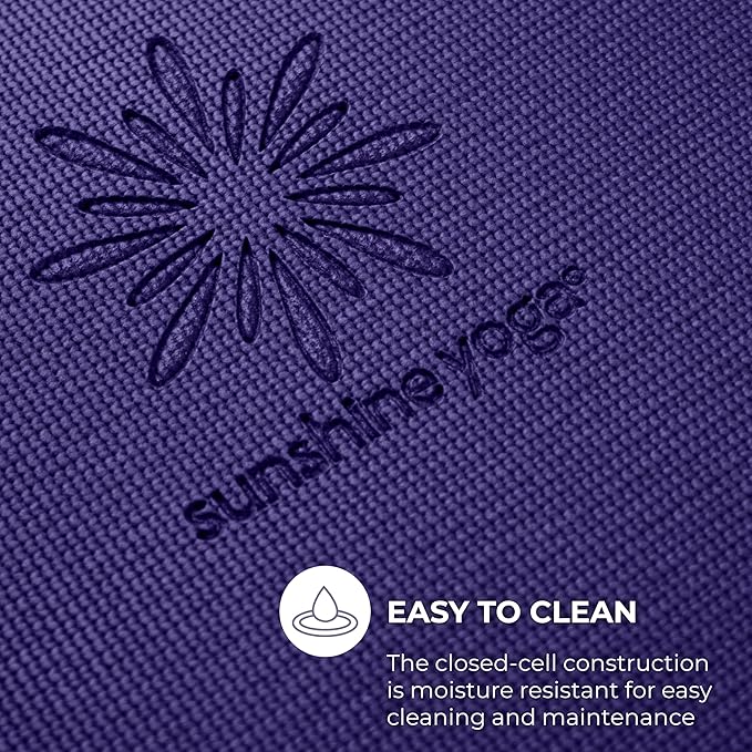Sunshine Yoga Voyage Yoga Mat, 10 Pack, 72" x 24" Professional Studio and Gym Bulk Yoga Mats, 5mm Thick, Durable, Anti-Tear, Non Slip Fitness and Exercise Mats - Bloomnest