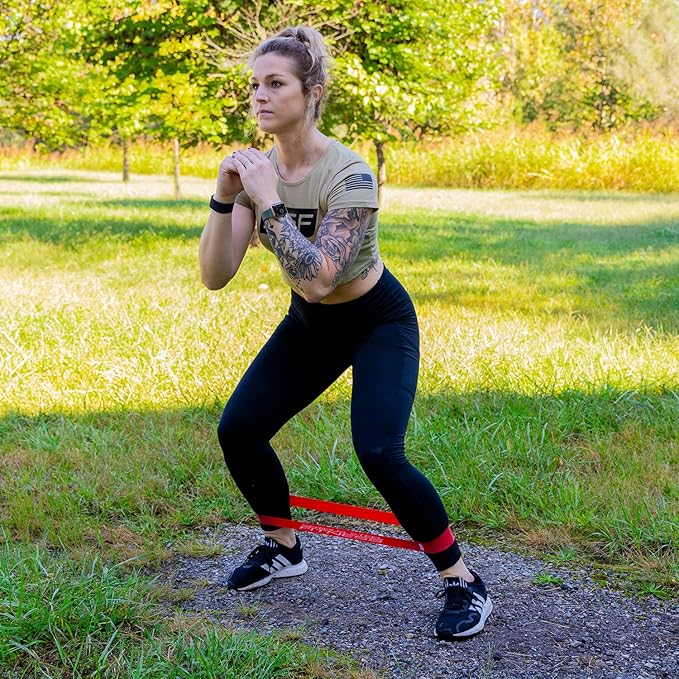 Serious Steel Fitness Mini Resistance Loop Bands | Rehab and Prehab Stretch Bands | 12" Exercise Workout Bands (Sets of 5 Pack and Sets of 10 Pack Trainer Options Available!) - Bloomnest
