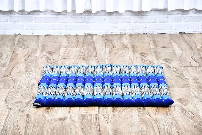Leewadee Zabuton Seating Cushion – Square Floor Seat for Meditation Exercises, Light Yoga Mat Filled with Kapok - Bloomnest