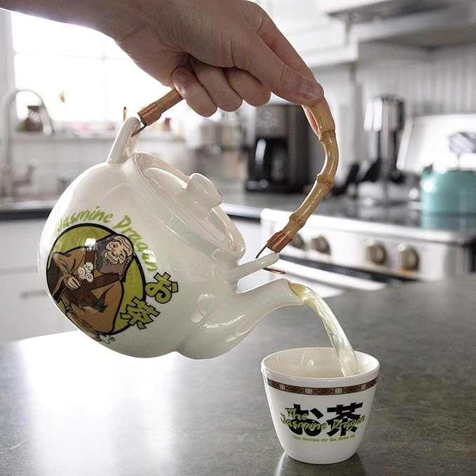 Avatar: The Last Airbender Uncle Iroh Tea Set - The Jasmine Dragon Teapot & Cup - Officially Licensed - Collectible Tea Lovers Gift for Women, Men, Adults & Fans of Avatar - Bloomnest
