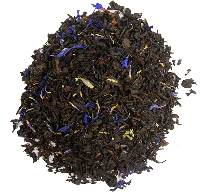 Nelson's Tea Earl Grey Sampler Pack Tea - Loose Leaf Tea Sampler - A Portrait of Earl Grey, Blueberry EarlGrey, Lavender EarlGrey, Raspberry Earl'Grey, Vanilla Caramel Earl'Grey - 2 Oz Sizes - Bloomnest