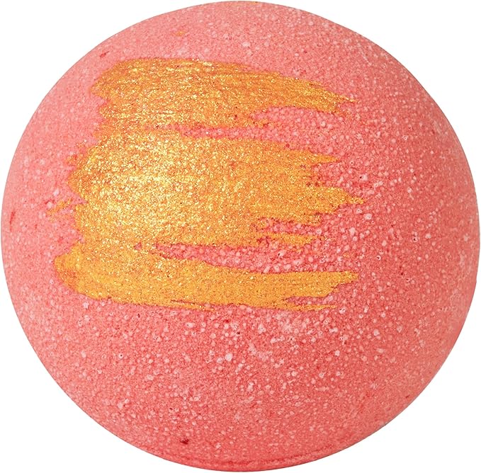 ANIHANA Bath Bombs with Coconut Oil, Paraben Free, Hand-Crafted Luxury Fizzers, Refreshing Peach Smoothie Scent, 6.3 oz Each, 3 Pack - Bloomnest