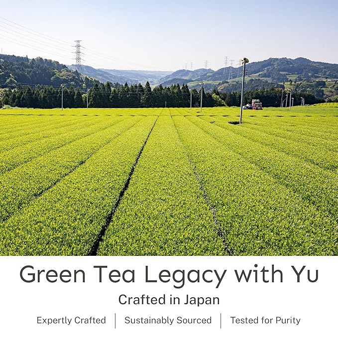 Yu Tea Organic Hojicha Green Tea Powder, 75 Servings | Rich in Antioxidants & EGCG | Pure Japanese Roasted Green Tea | Low Caffeine & Unsweetened Matcha Alternative | Resealable Pouch, 2.65 oz - Bloomnest