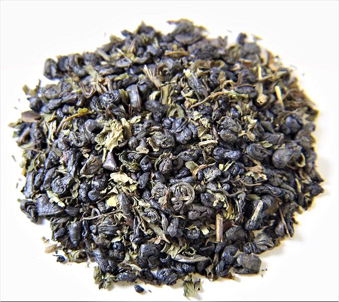 Nelson's Tea Mint Sampler Pack - 5 Variety Pack - Loose Leaf Tea Sampler - BlackberryMint 2oz, Lemon Ginger Mint 1.6 oz, MangoMint Peach 2oz, MoroccanMint 2Oz, WatermelonMint 1.6oz - Bloomnest