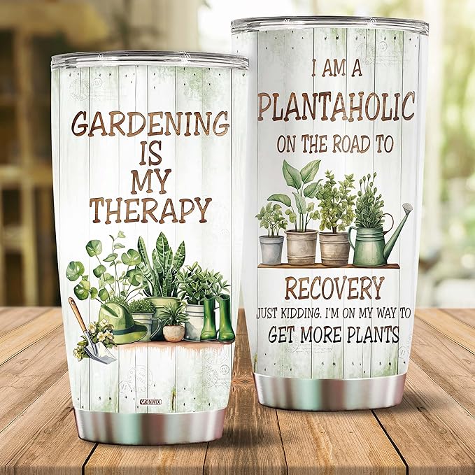 Gardening Gifts for Women Mom Wife Grandmother Funny Gardening Travel Mug Coffee Cup Gift for Garden Lover Plant Lady Gardener Thermos Tumblers 20oz Stainless Steel Christmas Birthday - Bloomnest