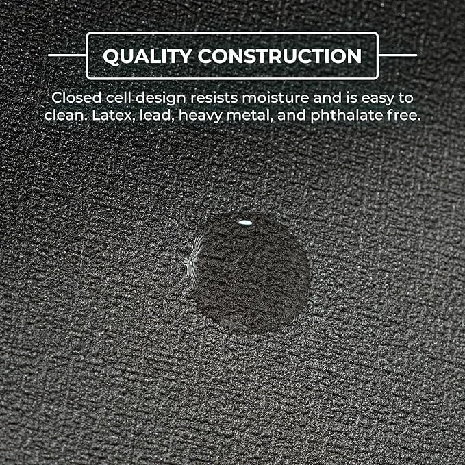 Mount Adams 6 Pack Iconic 5mm Yoga Mat - The Mat That Speaks for Itself - 72" x 24", High-Density, Slip-Resistant Exercise Mat - Unique Texture for Superior Grip for Yoga, Pilates, Fitness - Bloomnest