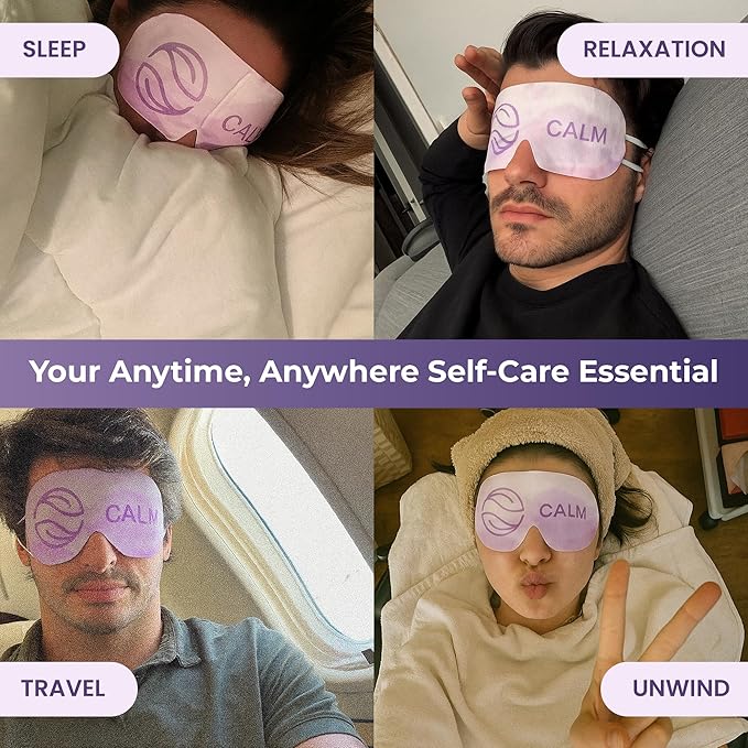 Body Restore Heated Eye Mask for Dry Eyes 5 Pack – Self Heating Warm Compress, Valentines Day Gifts for Her and Him, Birthday Gifts for Women and Men, Stye Eye Treatment, Relaxation – Variety - Bloomnest