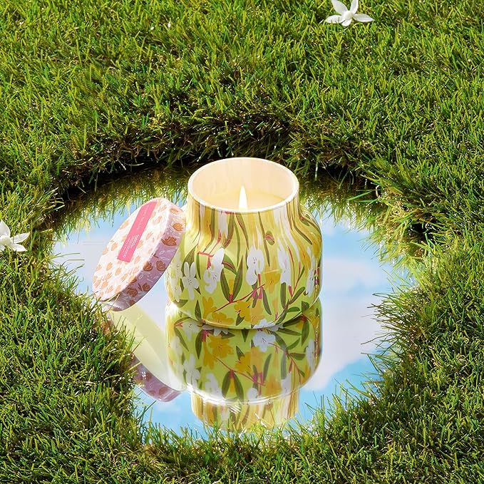 Capri Blue Scented Candles - Pattern Play Glass Jar Candles - Long Lasting Soy Wax Blend - Luxury Home Decor - Notes of Orchid, Jasmine, Gardenia & Floral Musk - Gifts for Women (Aloha Orchid, 8 oz) - Bloomnest