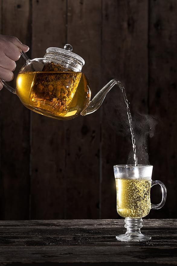 Chamomile Tea 1LB (16Oz) 100% CERTIFIED Organic (USDA seal) Chamomile Flowers Herbal Tea (Matricaria Chamomilla) in 1 lb Bulk BPA-free Resealable Bags from U.S. Wellness - Bloomnest
