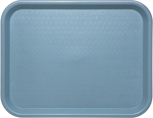 Carlisle FoodService Products CT101459 Café Standard Cafeteria / Fast Food Tray, 10" x 14", Slate Blue - Bloomnest