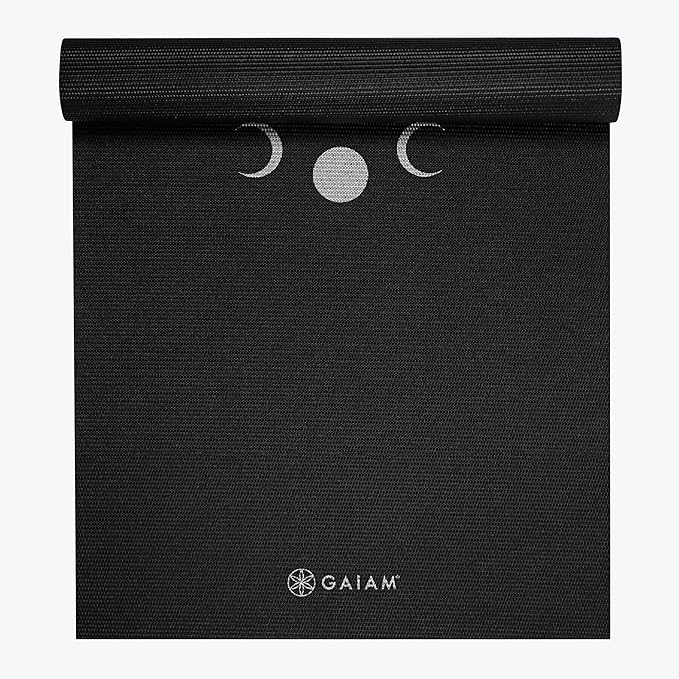 Gaiam Yoga Mat - Premium 6mm Print Extra Thick Non Slip Exercise & Fitness Mat for All Types of Yoga, Pilates & Floor Workouts (68"L x 24"W x 6mm Thick) - Bloomnest