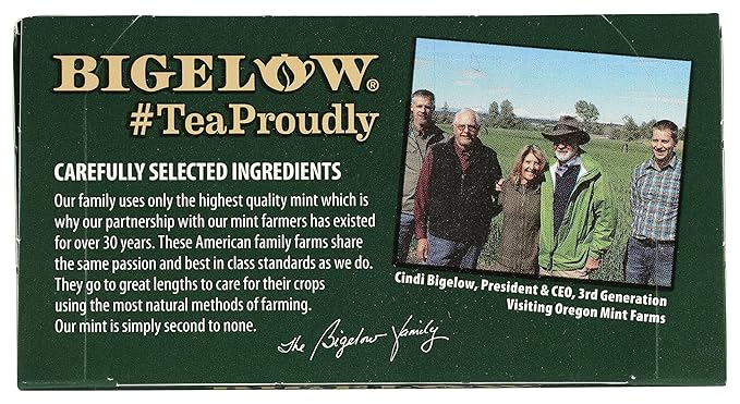 Bigelow Tea Green Tea with Mint, 20 ct - Bloomnest