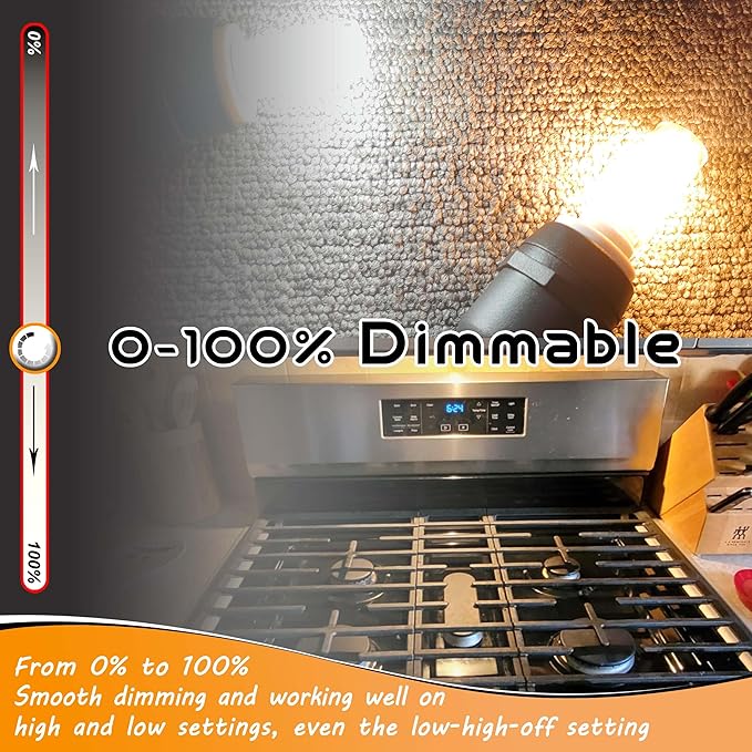 LED 8206232A Microwave Oven Light Bulbs 4W Equivalent 40W 450lm Dimmable E17 LED Intermediate Base Bulb for Range Hood Refrigerators Appliance Light Lava Lamp Salt Lamp Bulb, Warm White 3000K, 2 Pack - Bloomnest
