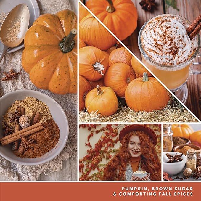 Yankee Candle Spiced Pumpkin Scented, Classic 22oz Large Jar Single Wick, Over 110 Hours of Burn Time, Perfect Accent for Fall Decor & Gifting - Bloomnest
